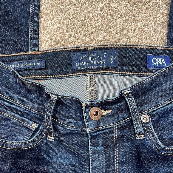 Lucky Brand Brooke Legging Jean Size 24 - Picture 3 of 10
